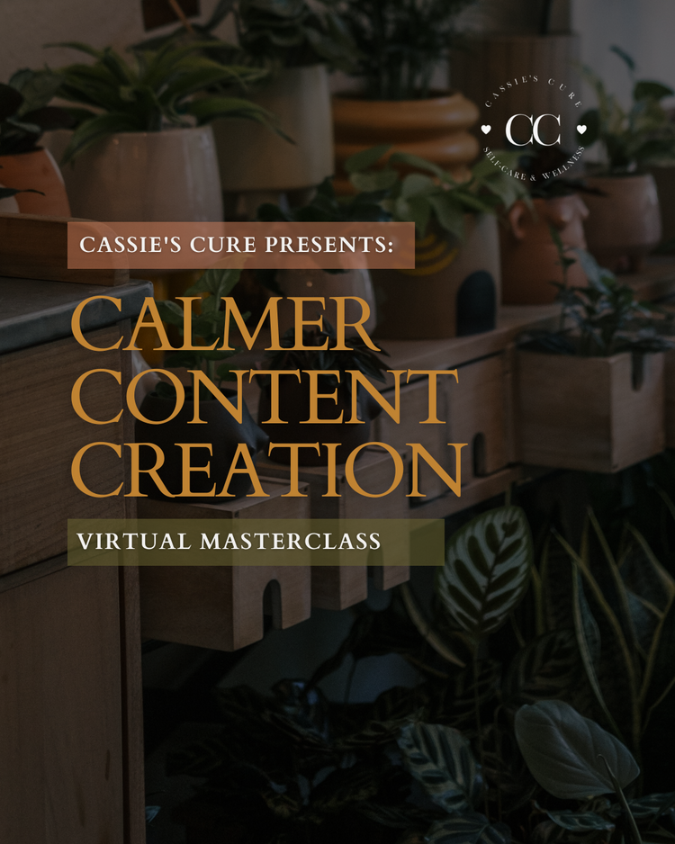 Calmer Content Creation - Masterclass Replay