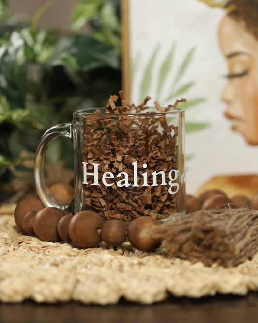 Glass Mug: Healing